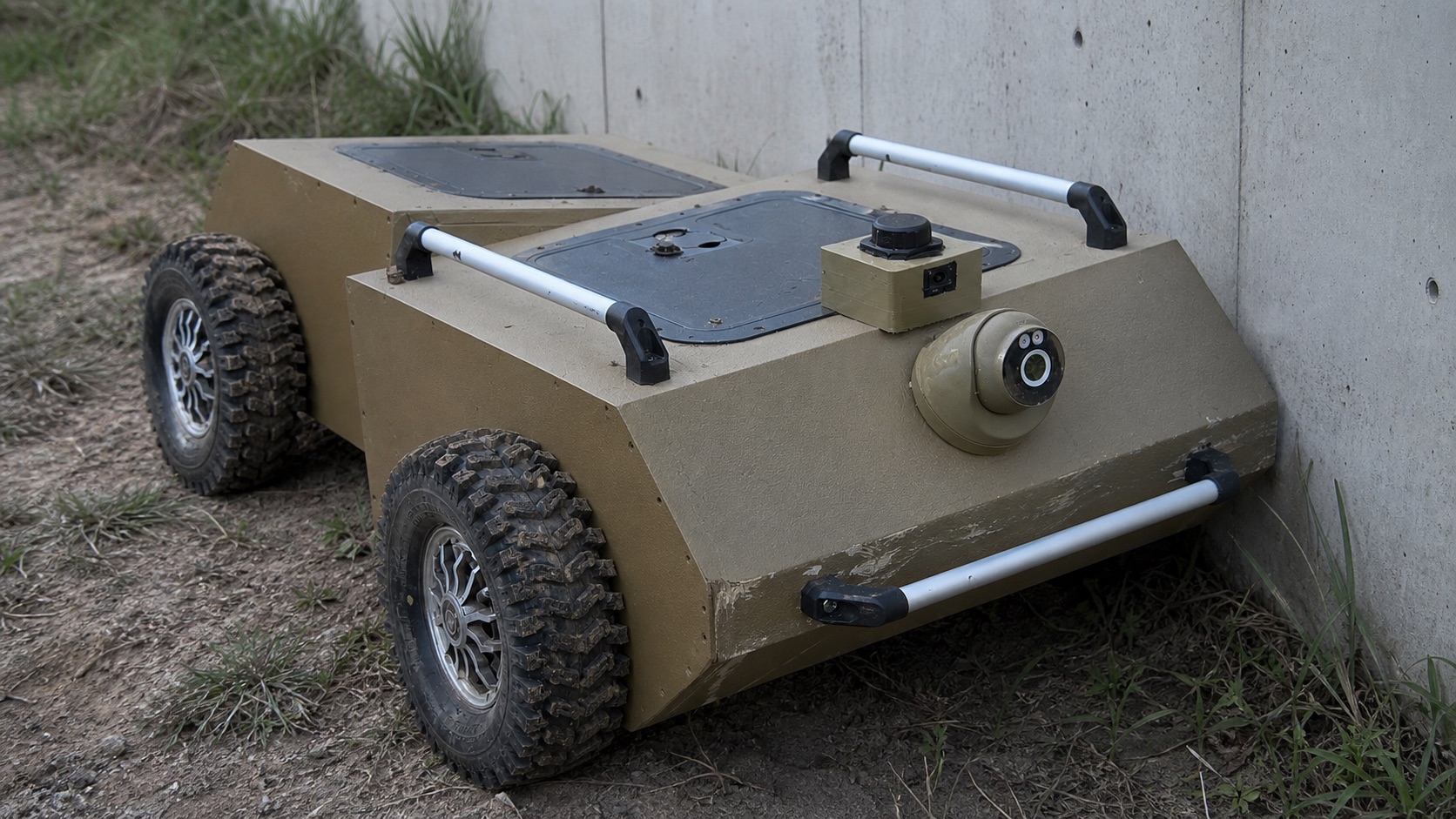 Qualitative visualisation of local collision damage on the plywood-composite HARDY FLEX body