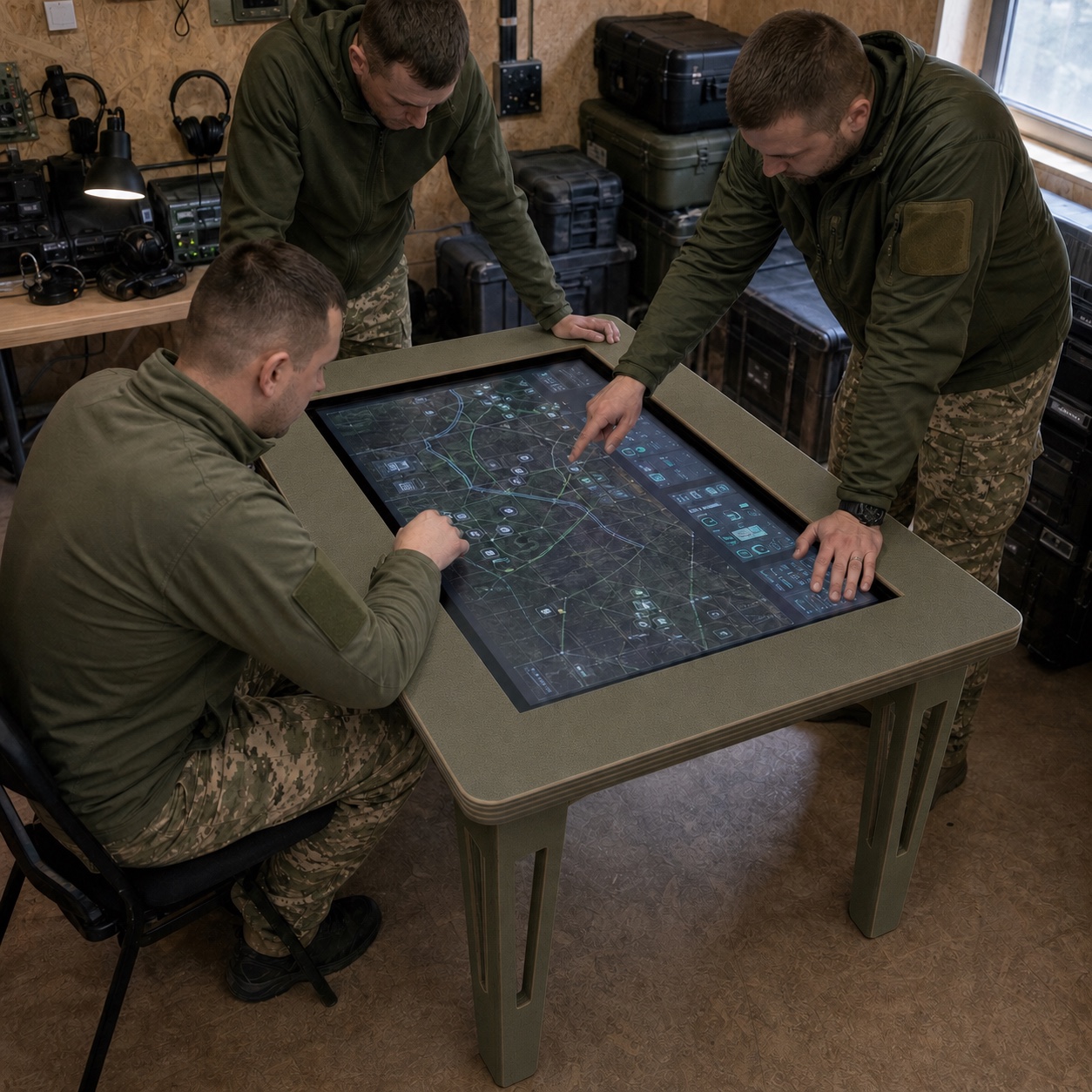Командна робота з HARDY COMMAND SURFACE 43 у польовому пункті керування