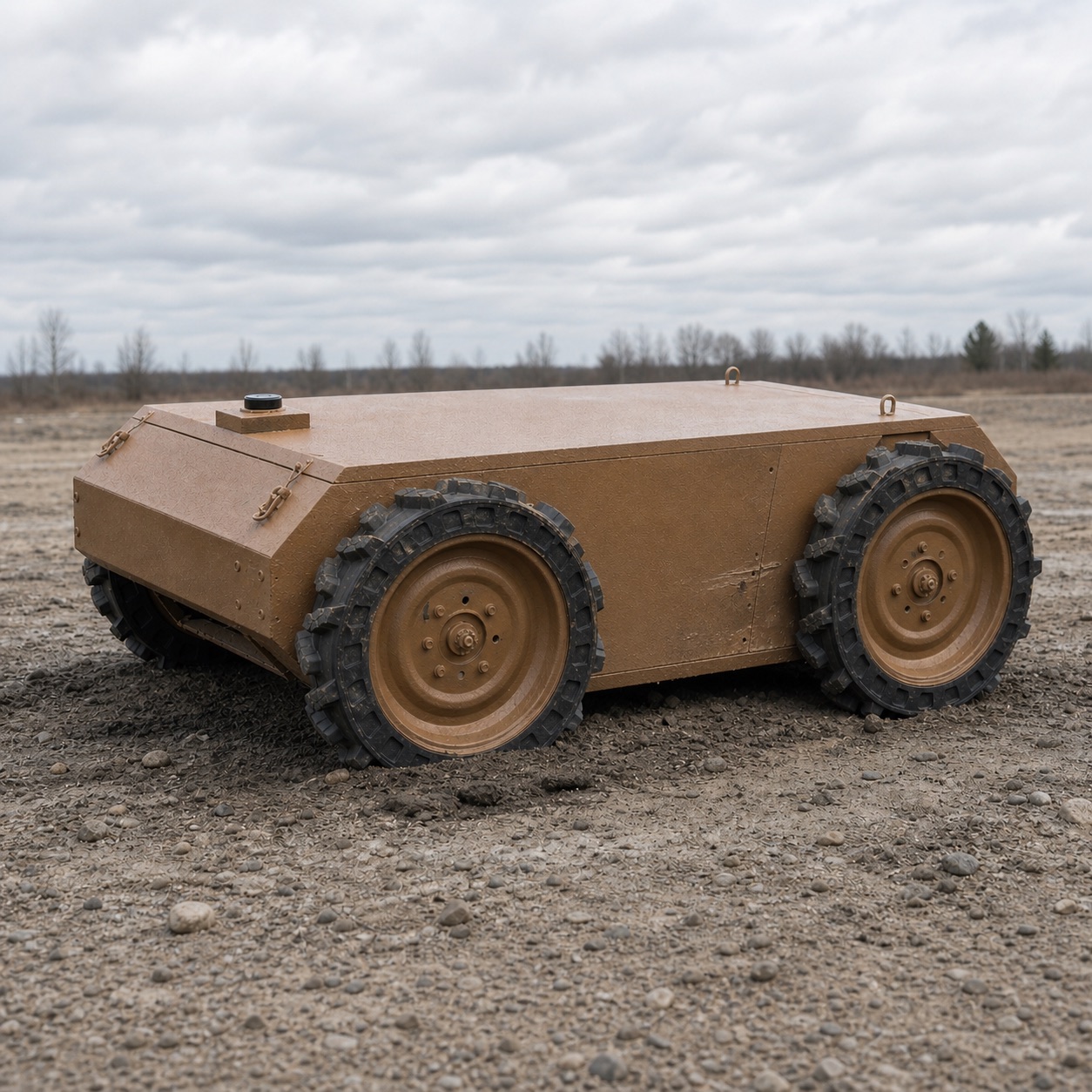 HARDY ARGUS plywood-composite body after a qualitative impulse-load scenario