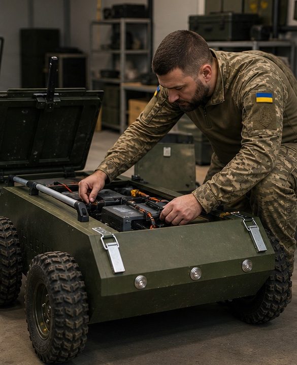 Ілюстративна навчальна сцена курсу польового техніка НРК HARDY