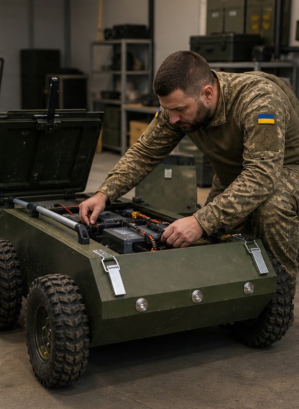 Ілюстративна навчальна сцена курсу польового техніка НРК HARDY