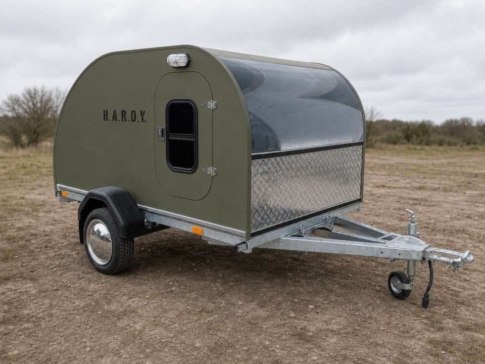 HARDY MOBILE BASE у матовому оливковому кольорі — компактна польова база