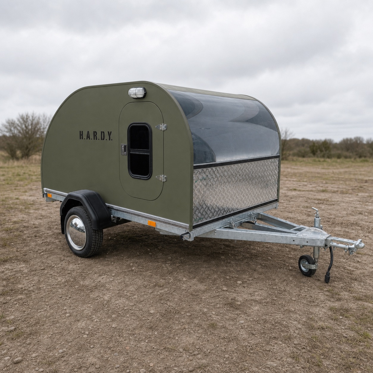 HARDY MOBILE BASE у матовому оливковому кольорі — компактна польова база